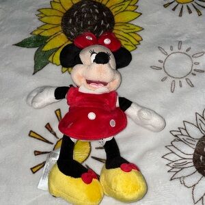Minnie mouse soft plush stuff animal